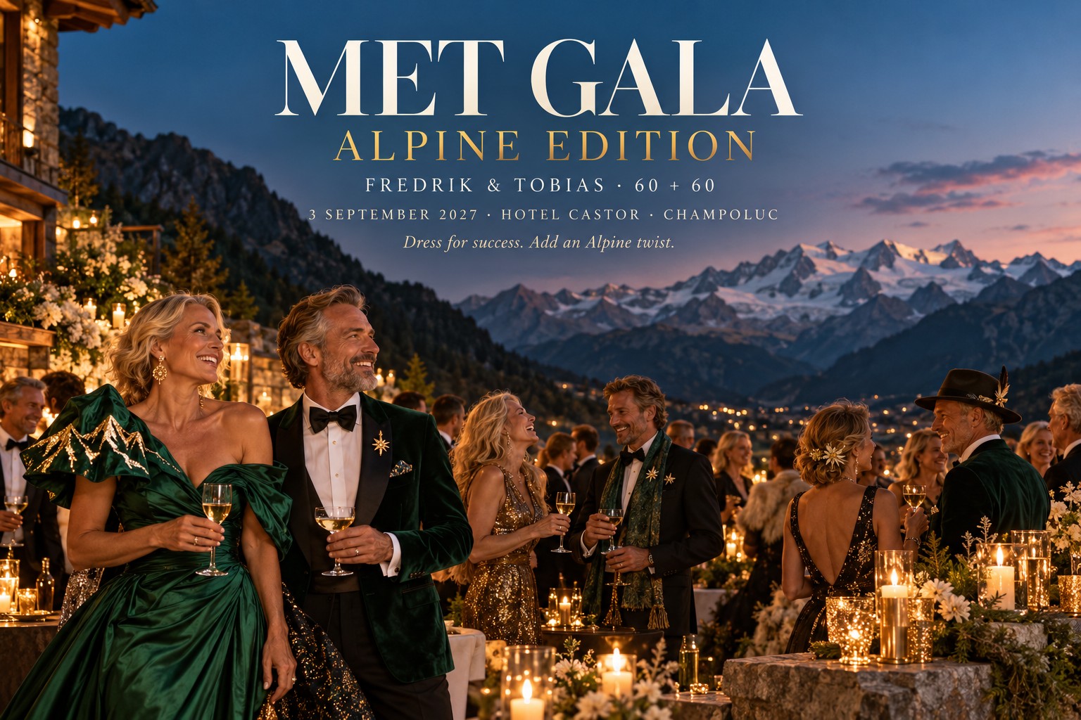 Met Gala Alpine Edition · 3 September 2027 · Hotel Castor